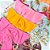 Conjunto Laço Maxi e Babador Tricoline Estampado - 10 unidades - Imagem 1