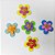 Adesivos EVA Glitter Flor Duplo - 10 unidades - Imagem 3