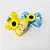 Laço Borboleta Duplo Resinado Floral Girassol - 10 unidades - Imagem 3