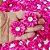Laço de Penteado Flor Cetim Outubro Rosa - 10 unidades - Imagem 2