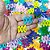 Adesivos EVA Glitter Frase Dog - 20 unidades - Imagem 2