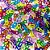 Adesivos EVA Glitter TicTac Estrela Vazada - 20 unidades - Imagem 1