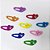 Adesivos EVA Glitter TicTac Coração Patinha - 20 unidades - Imagem 3