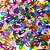 Adesivos EVA Glitter TicTac - 20 unidades - Imagem 1