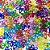 Adesivos EVA Glitter Borboleta Mod.3 - 20 unidades - Imagem 1