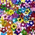 Adesivos EVA Glitter Estrela Vazada - 20 unidades - Imagem 1