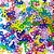 Adesivos EVA Glitter Óculos Coração - 20 unidades - Imagem 1