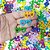 Adesivos EVA Glitter Óculos Coração - 20 unidades - Imagem 2