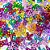 Adesivos EVA Glitter Unicórnio - 20 unidades - Imagem 1