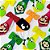 Gravata Social Laço Feltro EVA Super Mario - 10 unidades - Imagem 1