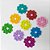 Adesivos EVA Glitter Flor Vazada - 20 unidades - Imagem 3