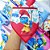 Bandanas Tecido Estampado Smurfs - 10 unidades - Imagem 3