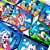 Bandanas Tecido Estampado Mickey Super Heróis - 10 unidades - Imagem 1