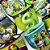 Bandanas Tecido Estampado Shrek - 10 unidades - Imagem 2