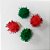 Laço de Penteado Pompom Brilho Natal - 10 unidades - Imagem 4