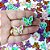 Adesivos EVA Glitter Borboleta Mod.2 - 10 unidades - Imagem 2