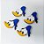 Adesivos EVA Glitter Pato Donald - 10 unidades - Imagem 3