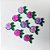Adesivos EVA Glitter Flor Mod.1 - 10 unidades - Imagem 3