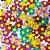 Adesivos EVA Glitter Flor Mod.2 - 10 unidades - Imagem 1