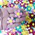 Adesivos EVA Glitter Flor Mod.2 - 10 unidades - Imagem 2