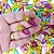 Adesivos EVA Glitter TicTac Florzinha Mod.1 - 10 unidades - Imagem 2