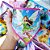 Bandanas Tecido Estampado Fadas - 10 unidades - Imagem 3