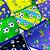 Bandanas Tecido Estampado Copa Brasil Mod.2 - 10 unidades - Imagem 2