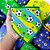 Bandanas Tecido Estampado Copa Brasil Mod.2 - 10 unidades - Imagem 3