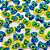 Laço Borboleta Duplo Resinado Botao Copa Brasil - 10 unidades - Imagem 1