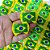 Laço Borboleta Bandeira EVA Copa Brasil - 10 unidades - Imagem 3