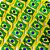 Laço Borboleta Bandeira EVA Copa Brasil - 10 unidades - Imagem 1