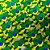 Laço Borboleta Estampado EVA Copa Brasil Mod.2 - 10 unidades - Imagem 2