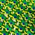 Laço Borboleta Estampado EVA Copa Brasil Mod.2 - 10 unidades - Imagem 1
