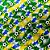 Laço Borboleta Estampado EVA Copa Brasil Mod.1 - 10 unidades - Imagem 2
