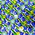 Laço Borboleta Estampado PF Copa Brasil Mod.1 - 10 unidades - Imagem 1