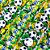 Laço Borboleta Estampado PF Copa Brasil Mod.2 - 10 unidades - Imagem 1