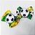 Laço Borboleta Estampado PF Copa Brasil Mod.2 - 10 unidades - Imagem 5