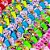 Laço X Duplo Estampado Chaton Coroa - 10 unidades - Imagem 1