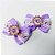 Laço Borboleta Duplo Decorativo Floral Pedraria Mod.2 - 10 unidades - Imagem 4