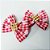 Laço Borboleta Estampado Xadrez Floral Strass - 10 unidades - Imagem 7