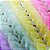 Laço Borboleta Voil Floral Strass - 10 unidades - Imagem 2