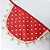 Babador Tricoline Estampado Franja Pompom - 10 unidades - Imagem 4