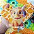 Bandanas Tecido Estampado 3D Dinossauro - 10 unidades - Imagem 3