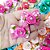 Laço Borboleta Estampado Juta Floral Rococó - 10 unidades - Imagem 3