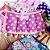 Babador Tricoline Estampado Franja Pompom Mod.2 - 10 unidades - Imagem 3