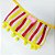 Babador Tricoline Estampado Franja Pompom Mod.2 - 10 unidades - Imagem 6
