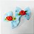 Laço Borboleta Estampado Cereja Rococó - 10 unidades - Imagem 5