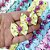 Laço Borboleta Estampado Floral Pérola - 10 unidades - Imagem 3