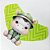 Bandanas Tecido Estampado 3D Safari - 10 unidades - Imagem 7