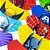 Bandanas Tecido Estampado 3D Super Heróis - 10 unidades - Imagem 1